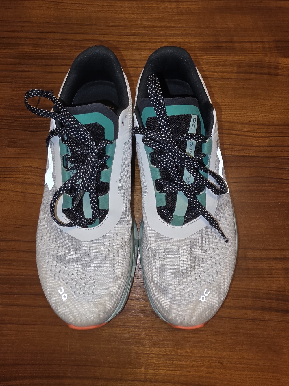 On Cloud Running Shoes - Gray/Teal - Men's